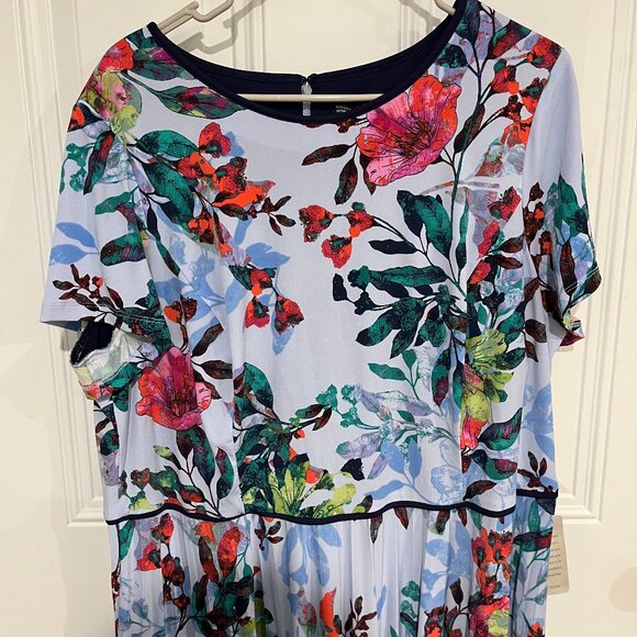 NWT Maggy London Floral fit & flare Dress - Picture 2 of 7